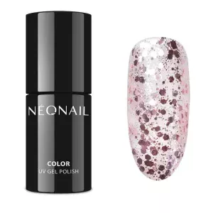 Lakier hybrydowy NeoNail Rose Confetti - 7,2 ml kolekcja Crazy In Dots (termin 07.2024)