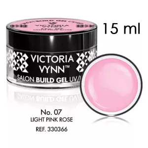 SALON BUILD GEL Żel budujący Victoria Vynn Light Pink Rose No 07 15ml