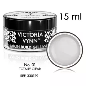 SALON BUILD GEL Żel budujący Victoria Vynn Totally Clear No 001 15 ml