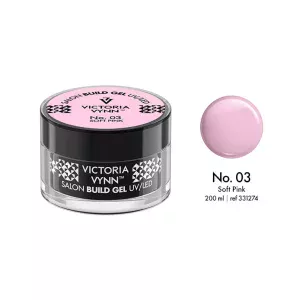 Żel budujący Victoria Vynn Soft Pink No.03 - SALON BUILD GEL - 200 ml