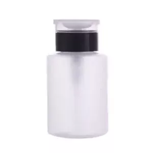 Butelka dozownik z pompką 150 ml - czarna nakrętka