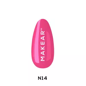 N14 Neonowy lakier hybrydowy Makear - 8 ml