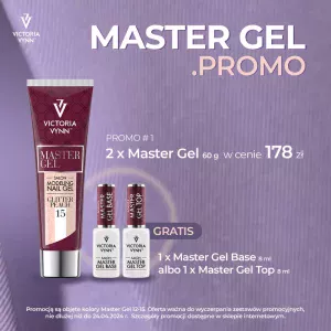 Master Gel Victoria Vynn PROMO 1 (2 x Master Gel + Master Gel Base lub Master Gel Top GRATIS!)