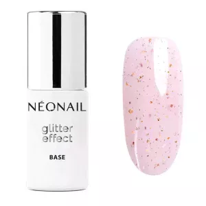 Baza hybrydowa Glitter Effect Base Pink Sparkle NeoNail – 7,2 ml (termin 05.2024)