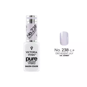 Lakier hybrydowy Pure Creamy Hybrid Victoria Vynn 238 Decadent Lily 8 ml Retro Pastel